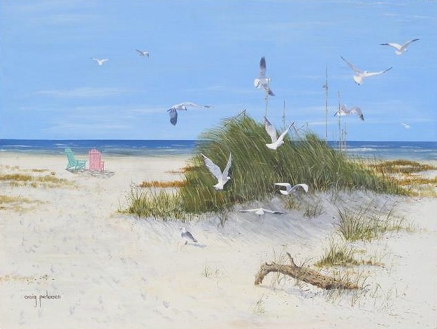 Gulls Day Out - Original painting